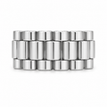 Monaco Link Statement Ring – Silver
