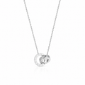 Infinity Roman Necklace – Silver