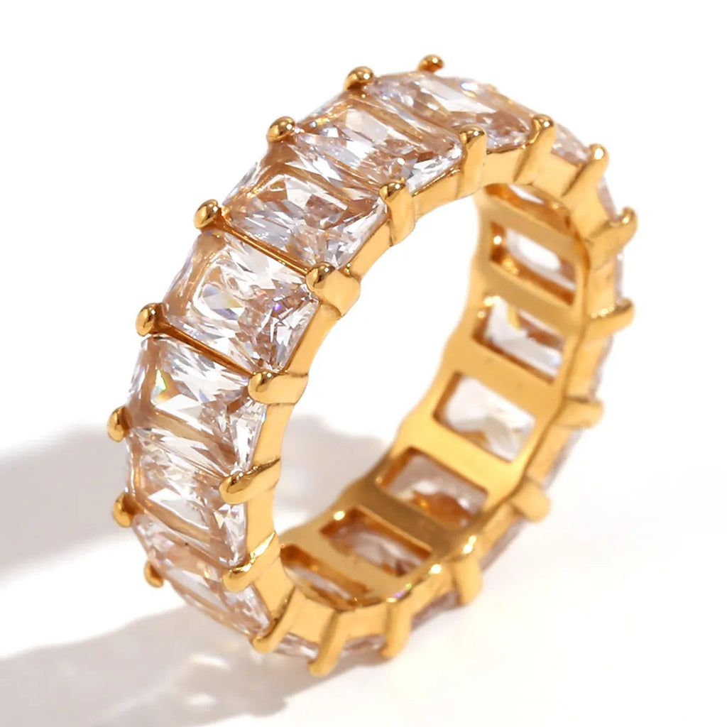 Vivienne Emerald Eternity Ring