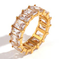 Vivienne Emerald Eternity Ring