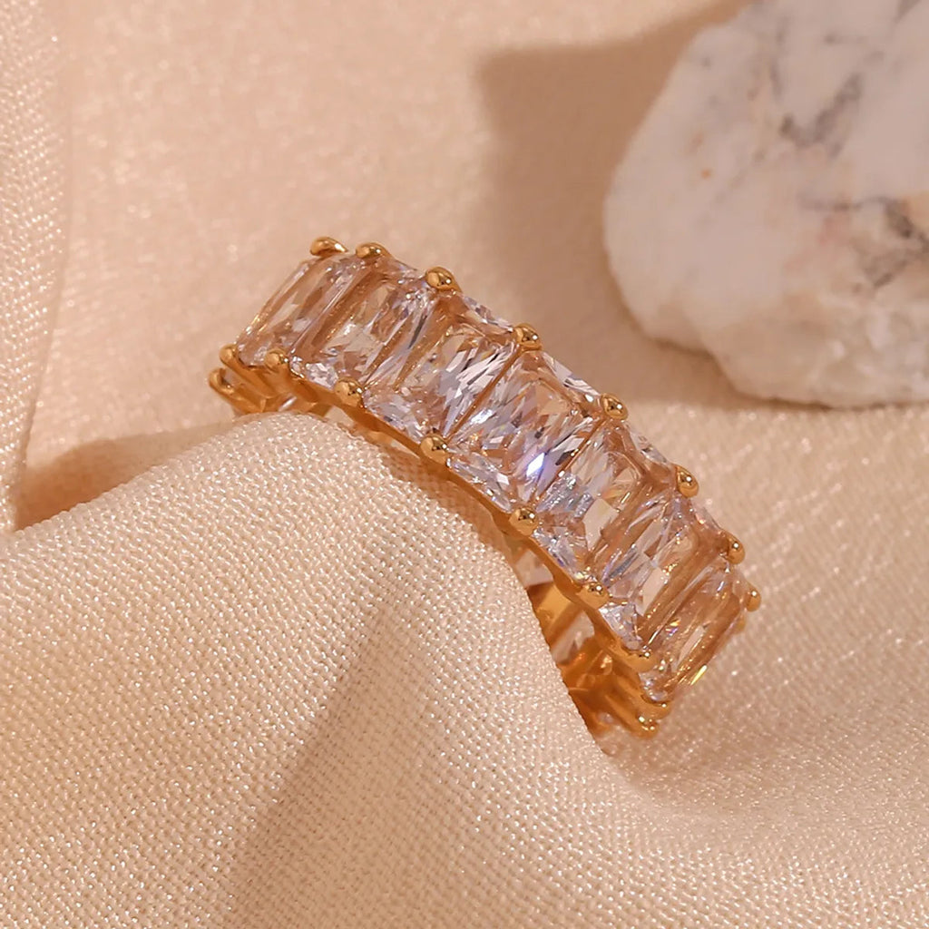 Vivienne Emerald Eternity Ring