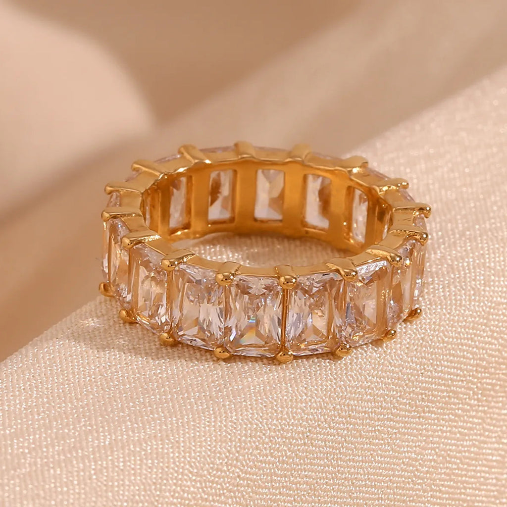 Vivienne Emerald Eternity Ring