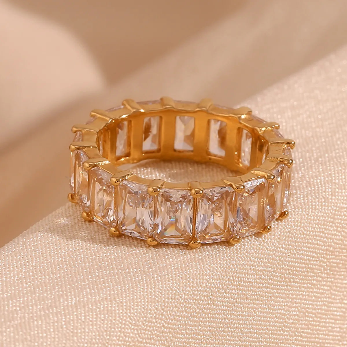 Vivienne Emerald Eternity Ring