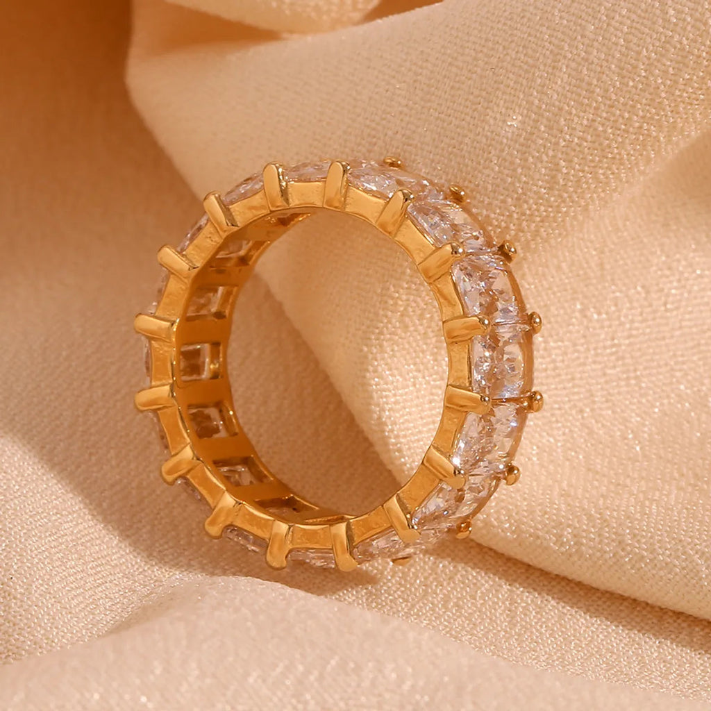 Vivienne Emerald Eternity Ring