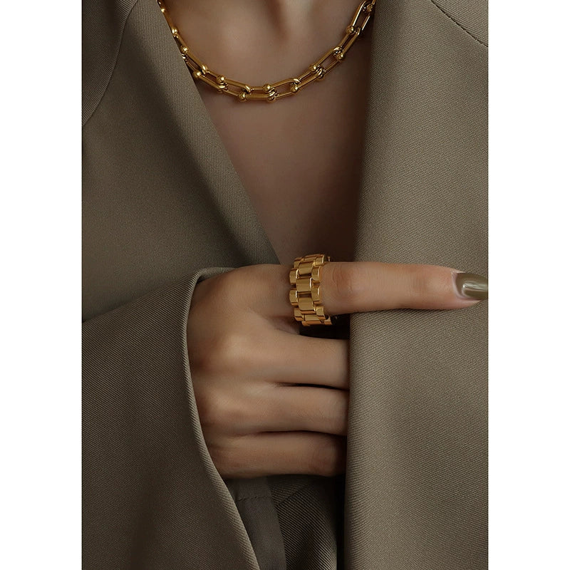 Monaco Link Statement Ring