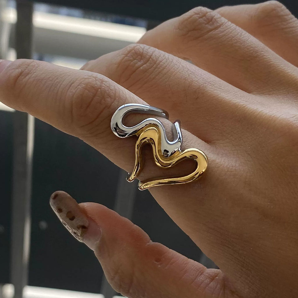 Serena Duo Wave Ring